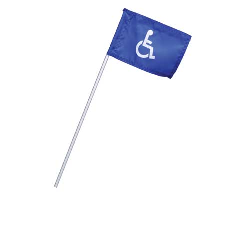 buy Handicap Registration Golf Flag - Bag Flag w/48 inch Fiberglass Pole