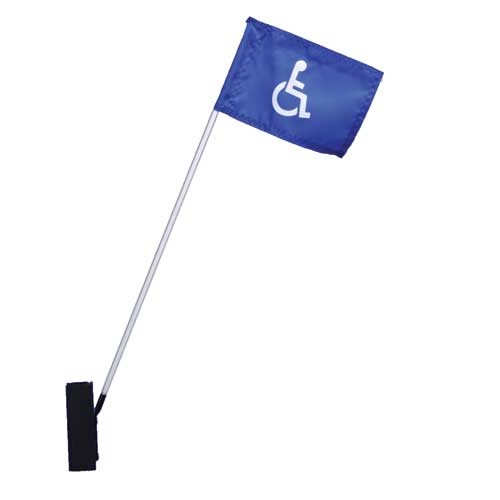 buy Handicap Registration Golf Flag - Clip-on Golf Cart Style w/24