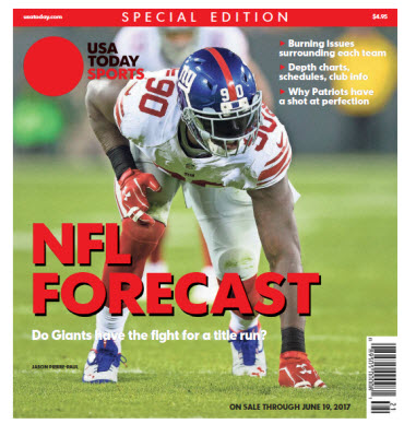 usa today sports special edition nfl forecast 2017 giants cover nfl team depth charts