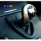 GARAGE SALE - Shift boot and parking brake boot - black leather with BLACK or M stitching for E92 SWATCH