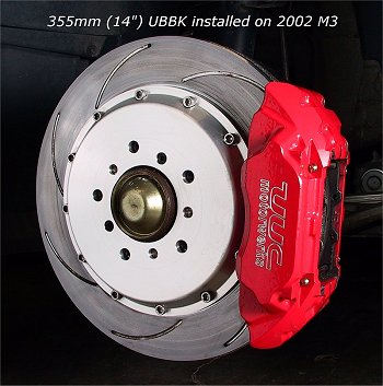 Ultimate Big Brake Kit - 14"/355mm FRONT for all '01-'05 E46 M3 MAIN