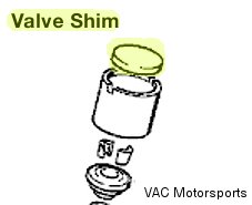 Nissan valve adjusting shims