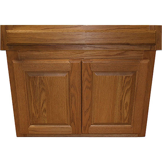 30 inch wide ADA Wheelchair Vanity OAK WOOD