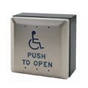 Power Access Wired Door Opener Square Push Plate Wall Switch 4497SQ THUMBNAIL