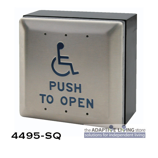 Power Access Door Opener Square Push Plate Wall Switch 4495SQ