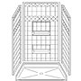 48" x 34" Barrier-Free Accessible Shower Unit .75" Beveled Entry & Shelves SWATCH