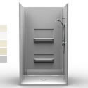 Best Bath 48" x 48" Barrier Free 4LDS4848B1B Diamond Tile Shower with 1" beveled Threshold THUMBNAIL