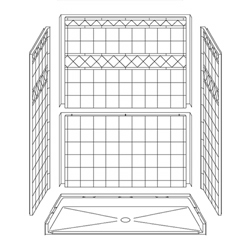 60" x 30" Barrier-Free Accessible Shower with .75" Beveled Entry MAIN