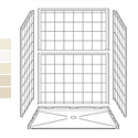 5LES6036FB75B Best Bath 60" x 36" Barrier Free Shower for Handicapped Accessible Bathroom Remodeling THUMBNAIL