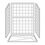 60" x 36" Barrier-Free Accessible Shower Unit 1" Beveled Entry, End Drain SWATCH
