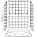 5LRS6030B75B Barrier-Free Accessible Shower 60 x 30 THUMBNAIL