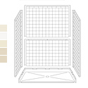 60" x 32" Barrier Free Roll-in Shower Persons with Disabilities THUMBNAIL