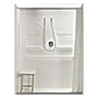 60" x 34" Barrier-Free Accessible Shower Unit .75" Beveled Entry & Shelves SWATCH