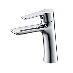 Isabella Single Handle Bathroom Faucet with Push Pop-Up Drain MAIN