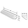 Diamond Surface Mounted 16" Shelf SWATCH