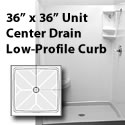 Wheelchair Shower 36 x 36 Walk In Ramp THUMBNAIL