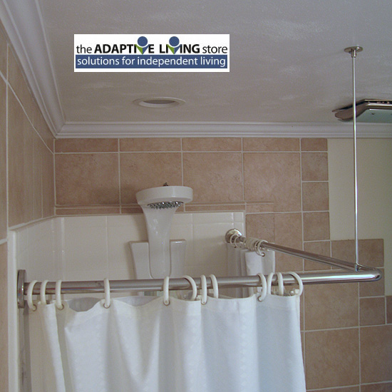 Corner Shower Curtain Rod Kit ACXRODCRK