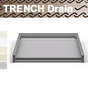 ADA Roll-In Shower pan - One Piece 63x33 - Front Trench Drain