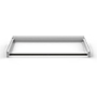 63" x 37" ADA Roll-In Shower Pan 1" Beveled Entry, Front Trench Drain SWATCH