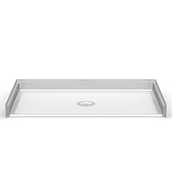 63" x 37" ADA Roll-In Shower Pan .75" Beveled Entry MAIN