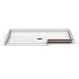64" x 42" ADA Roll-In Shower Pan .75" Beveled Threshold, Wing Wall SWATCH