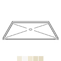 Best Bath Systems 48" x 48" Barrier Free P4848B1B Beveled Shower Pan with Center Drain THUMBNAIL