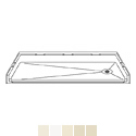 Best Bath Systems 60" x 30" Barrier Free Beveled Shower Pan with End Drain THUMBNAIL