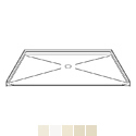 Best Bath Systems 60 x 48 Barrier Free Beveled Shower Pan P6048B1B.V2 THUMBNAIL