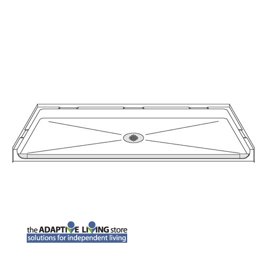 Best Bath ADA RollIn Shower Pan 63 x 31 P26331A75T.V2