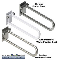 Healthcraft Pt Rail Hinged Grab Bar Adaptivelivingstore Com