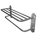 Large Chrome Towel Bar with Rack by Ponte Giulio THUMBNAIL