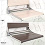 Invisia SerenaSeat Pro Wall Mounted Folding Shower Seat SWATCH