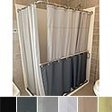 Color Weighted Full Height Shower Curtain with Grommets THUMBNAIL