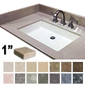 Rectangular Sink Top 1 Inch Deck Standard THUMBNAIL