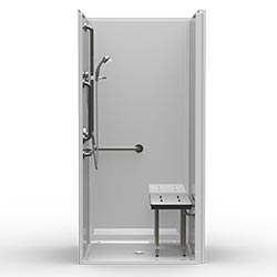 40" x 38" ADA Transfer Shower Unit .5" Threshold MAIN