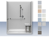 ADA Roll-In Showers Multi Piece BestBath Remodel