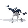 Boris Shower Commode Chair SWATCH