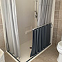 Caregiver Height Weighted Shower Curtain, Premium Colors SWATCH