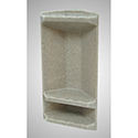 Diamond Surface Mounted Shower Corner Shampoo and Soap Caddy THUMBNAIL