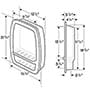 Diamond Wide Shower Caddy SWATCH