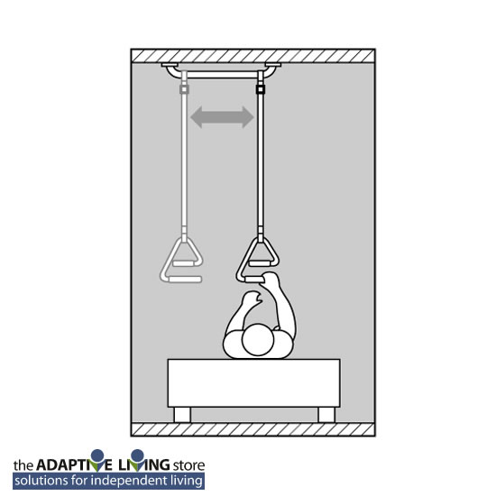 HealthCraft e2 Ceiling Mount Trapeze STPCM