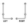 PRO Series L-Shaped Grab Bar SWATCH
