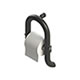 Invisia Wall Toilet Roll Holder Grab Bar SWATCH