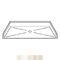 Best Bath Systems 54" x 36" Barrier Free Beveled Shower Pan with Center Drain THUMBNAIL