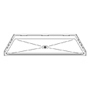 63" x 37" ADA Roll-In Shower Pan .75" Threshold SWATCH