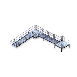 Aluminum Modular XP Ramp to Turn Platform to Ramp to Turn Platform Kit 8 MAIN