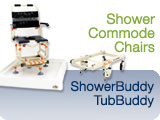 ShowerBuddy TubBuddy Shower Commode Chairs