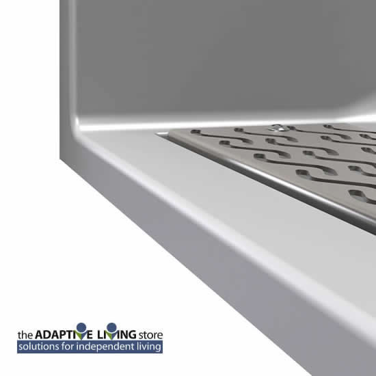 ADA Shower Pan Trench Drain P26337A1FTT.V2 Bestbath 48 x 46