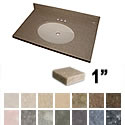 Oval Sink Top 1" thick THUMBNAIL