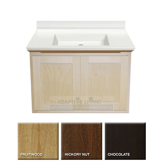 ADA Handicap Bathroom Vanity Wheelchair Accessible 30 White Top